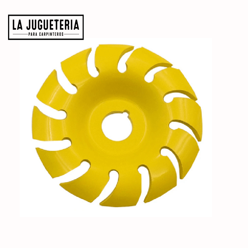 Disco de desbaste 12 dientes 90mm diametro para esmeril