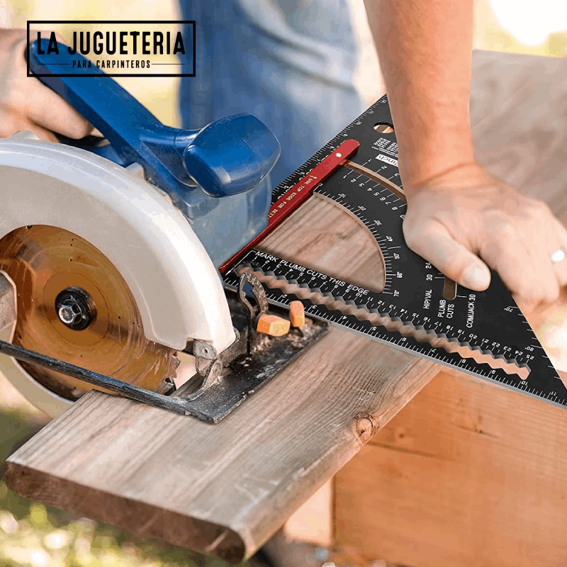 Escuadra de aluminio 7" combinación ajustable