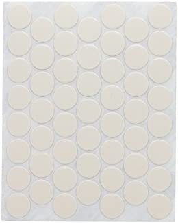 Fastcap Hoja con 53 tapones adhesivos para cubrir tornillos 9/16” Blanco