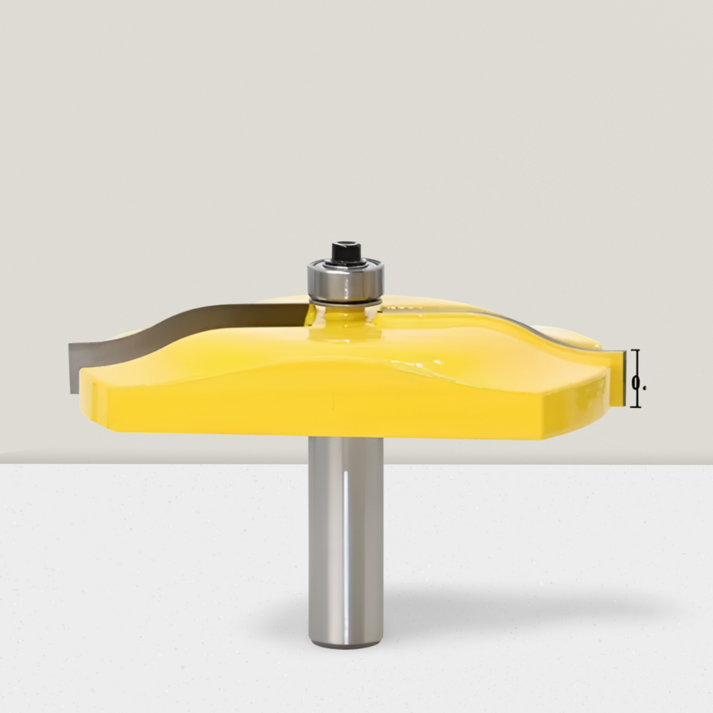 [A383] Ref: G03 - Fresa unión - panelado - para router - Ø 90 mm - vástago 1/2″