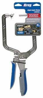 KREG® KHCRA-INT Right Angle Clamp with Automaxx®. Prensa combinada para agujeros de bolsillo.