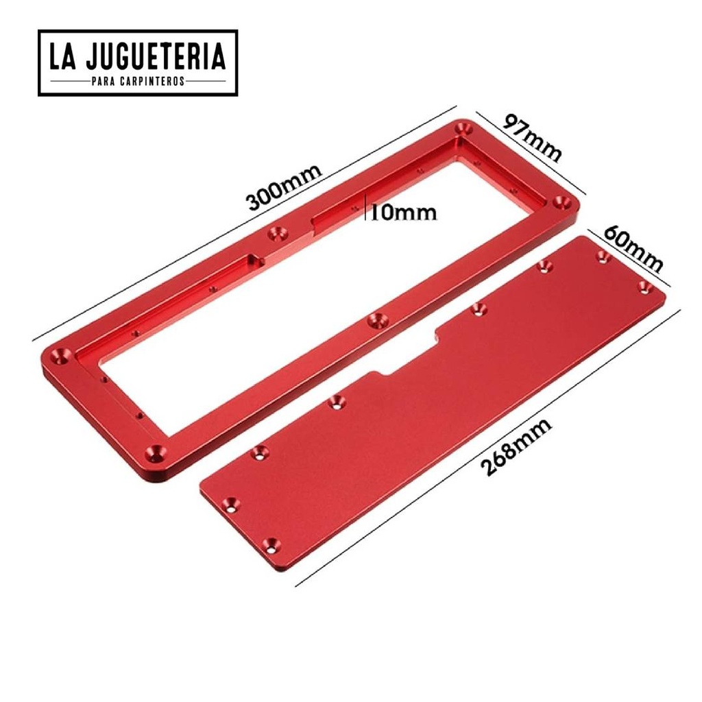 [A581] Placa de inserción para sierra DIY en aluminio de alta calidad