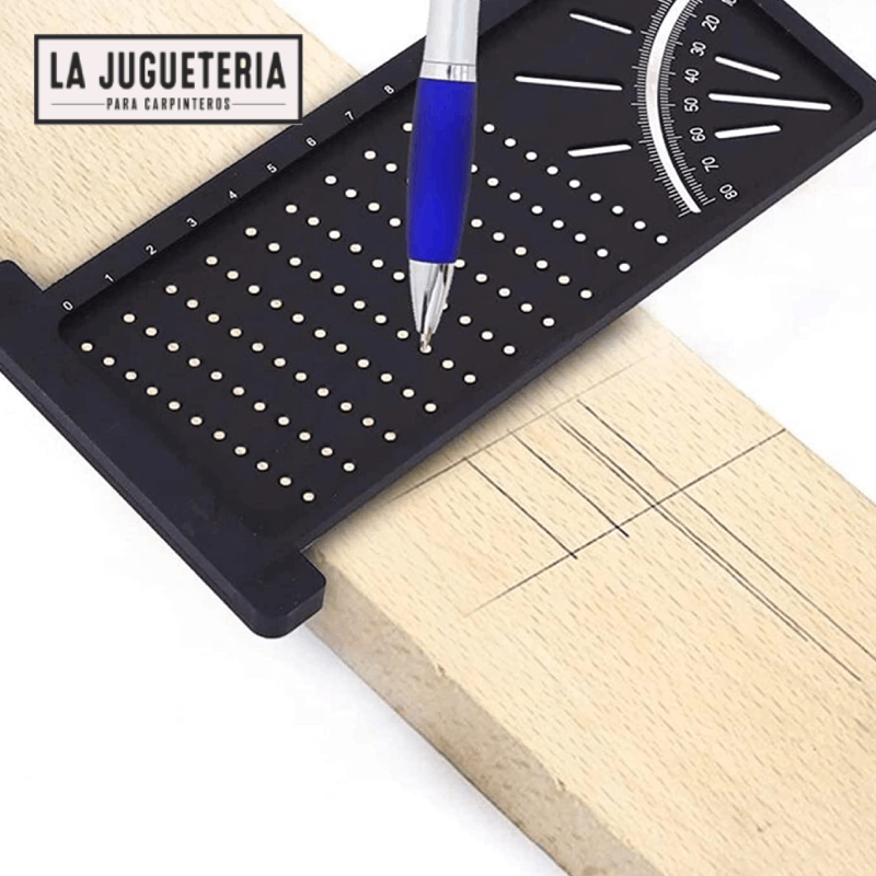 Regla ABS de ángulo de inglete de 90 grados para trabajo de carpintería