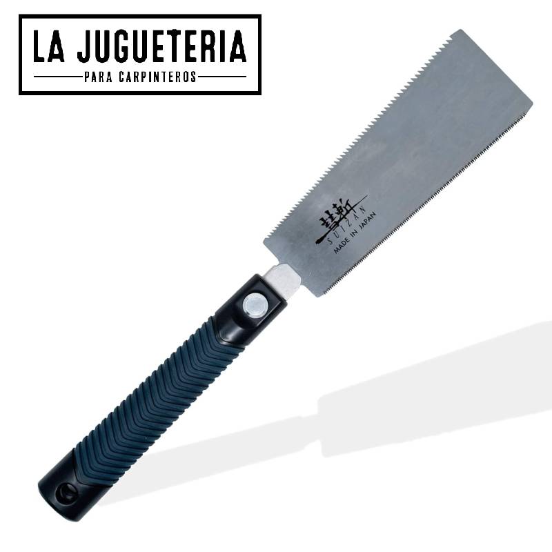 SUIZAN Sierra japonesa de mano. Sierra doble filo para corte en bruto Ryoba 7 "