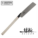 Sierra japonesa SUIZAN Sierra de tracción Kataba (de un solo filo) de 10,5 pulgadas para carpintería