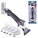 Scraper raspador de residuos adhesivos