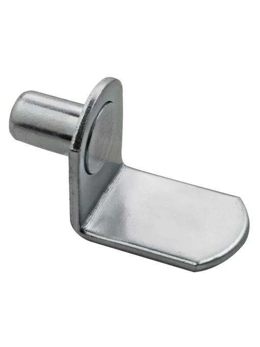 Soportes de estante de zinc Cromado y perno de 1/4 Paquete de 10 unidades