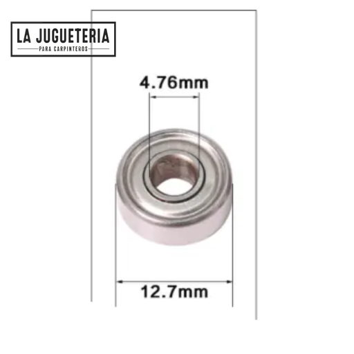 [A649] Rodamiento para fresas 4,76*12,7mm Individual