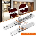 Set Bisagra de puerta pivotante de acero inoxidable 150kg
