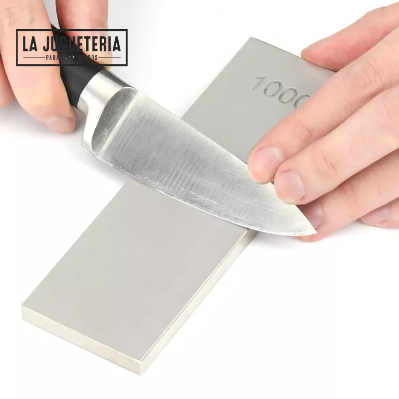 Piedra de diamante para afilado dos caras grano 1000 y grano 300