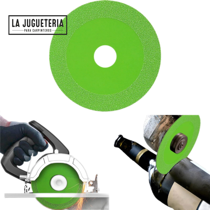 Disco de corte de vidrio 100 mm, hoja de sierra ultrafina.