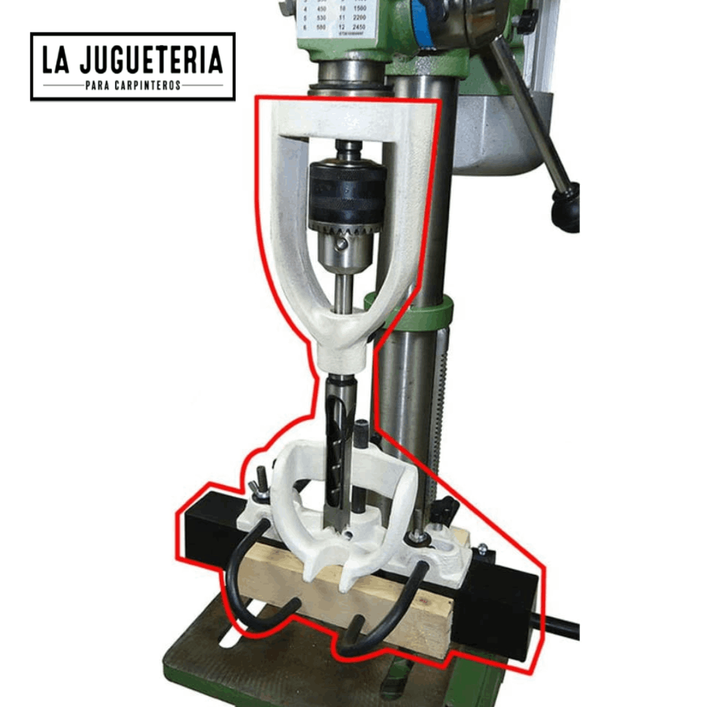 Kit de adaptador de escoplo profesional con caja y accesorios