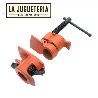 Prensa de tubo de 1/2" para carpintería.