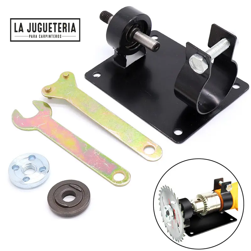 [A215] Conjunto de soporte de taladro eléctrico para corte, pulido y molienda con portabrocas de 10/13mm y accesorios incluidos