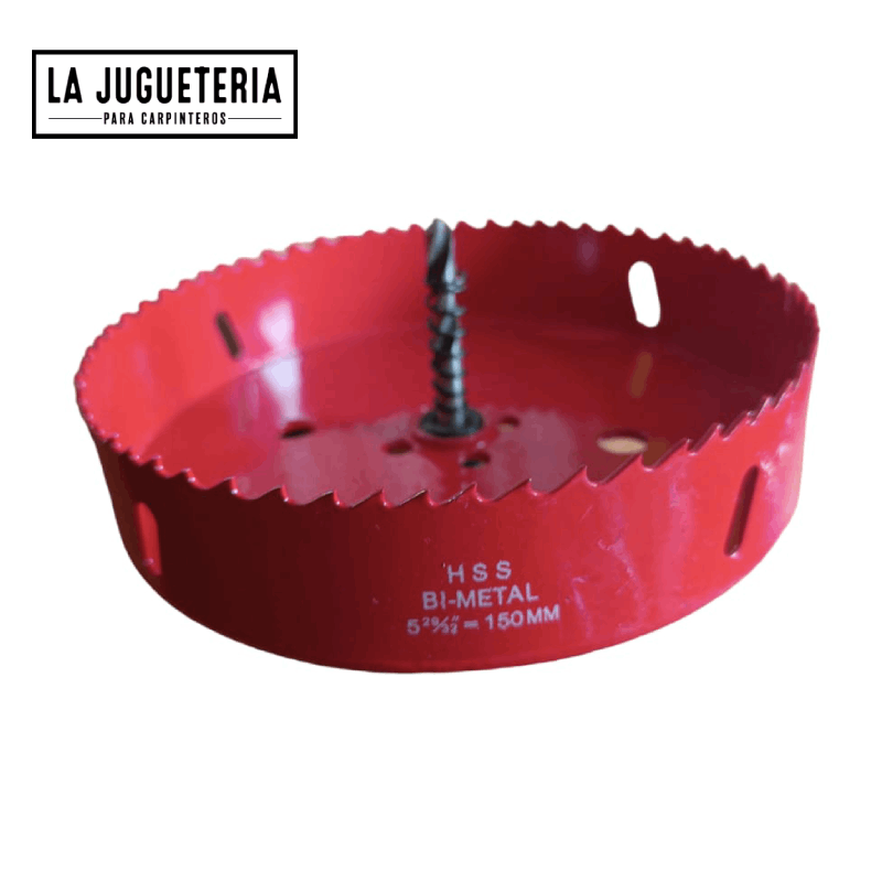[A133] Broca sierra corona bimetálica 150 mm (5,9 pulgadas) - Acero al carbono