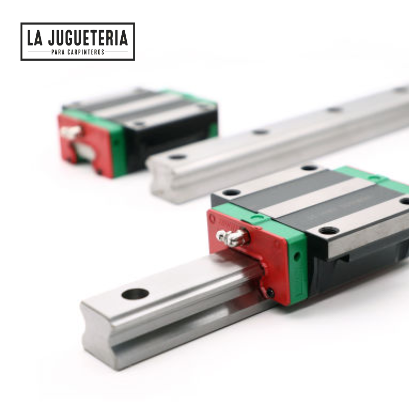 1 Guía lineal HGH15 de 100cm -1 metro, para proyectos de carpintería (no incluye rodamientos)