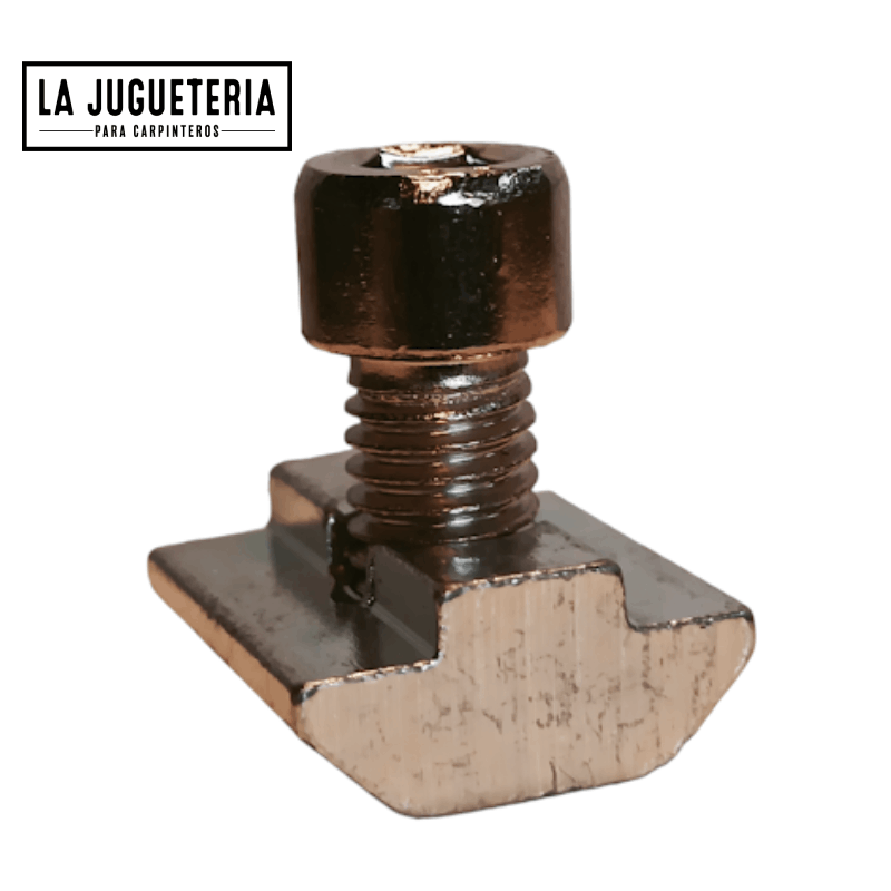 Tuerca de Riel para Perfil de Aluminio 4040 - Accesorio para Carpintería - Bolsa de 10 unidades