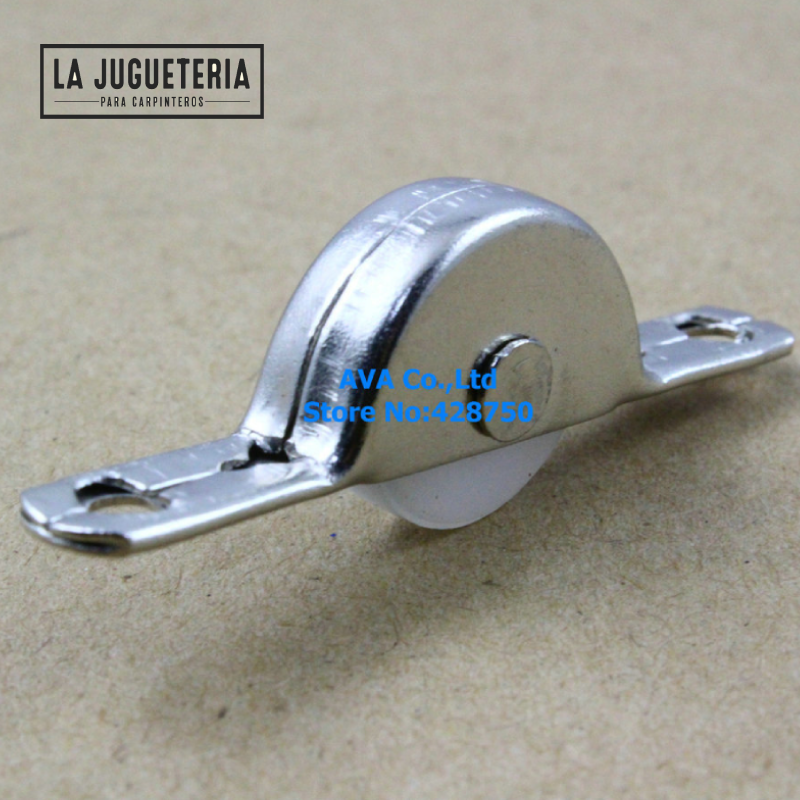 Polea de nylon para ventana, armario o puerta corredera - Rodillo con rueda de nailon 26 kg