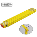Regla o metro de madera plegable para carpintero tradicional. La de toda la vida :)