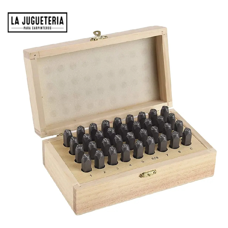 Punzón troquel manual o marcador por impacto.con letras para madera (marcador) 5/16" (8mm)