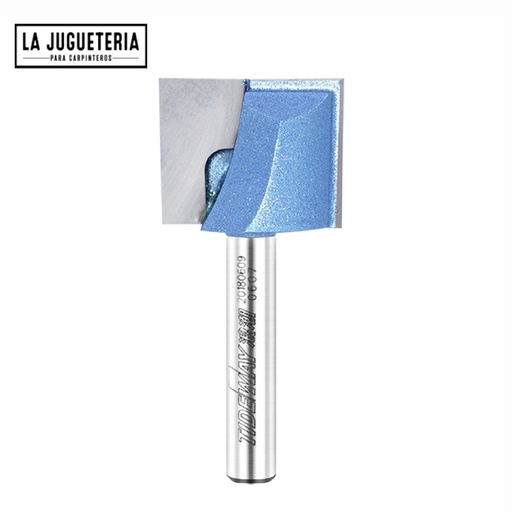 Fresa niveladora / limpiafondos con corte de 1" (25.40 mm) y vástago de 1/4" (6.35 mm). Ref. P43