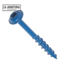 Tornillo pocket hole #8 x 1-1/2 pulgadas ,(38mm) BLUE-KOTE, caja de 100 unidades