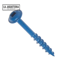 Tornillo pocket hole #8 x 2 pulgadas ,(51mm) BLUE-KOTE, caja de 50 unidades