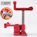 Prensa de tubo de 3/4" para carpintería.