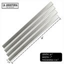 Cuchillas cepilladoras de 20" HSS  para Grizzly G6702 G0454W Jet 208 Powermatic 209 Delta DJ-20 Dewalt Shop Fox W1754 Woodstock W163 W7147 20 x 1 x 1/8 pulgadas 4 unidades