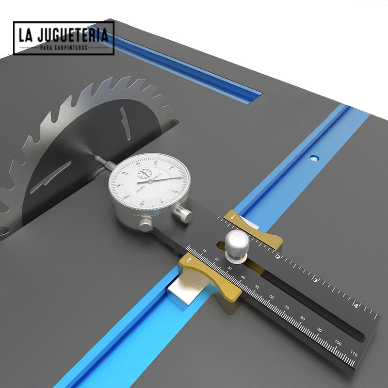 Calibrador ó Corrector de calibre de Dial de sierra para mesa