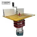 Kit de elevación  con placa de aluminio para router de 65mm de diametro.
