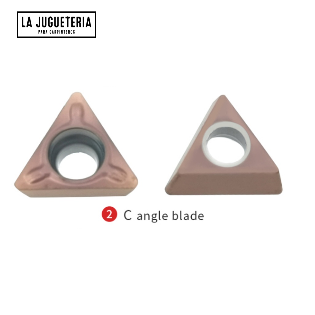 [A243] Cuchillas modelo "B" para máquina neumática  para biselar metal y madera / chanfer.  Set 2 pcs.