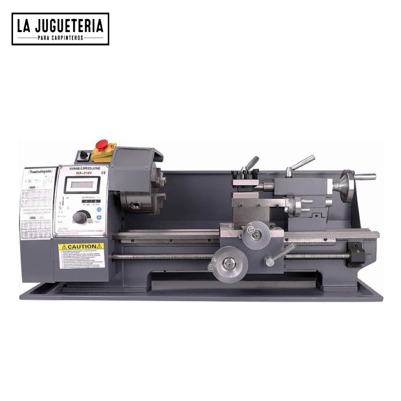 [A758] Torno para metal 750W de alta precisión (8 x 16 pulgadas) 110V-60hz.