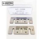 Cuchillas cepilladoras 3-1/4"  (82 x 29 x 3 mm) HSS  "CALZADAS" TCT10 Carburo de tugsteno de Diente de Perro  Set de 2 hojas DeWalt DW6655 DW680K, Makita 1100 731001-4 D17217 1900BW 1923B M101 N1900B N1900BW 7311 201-6 N1900