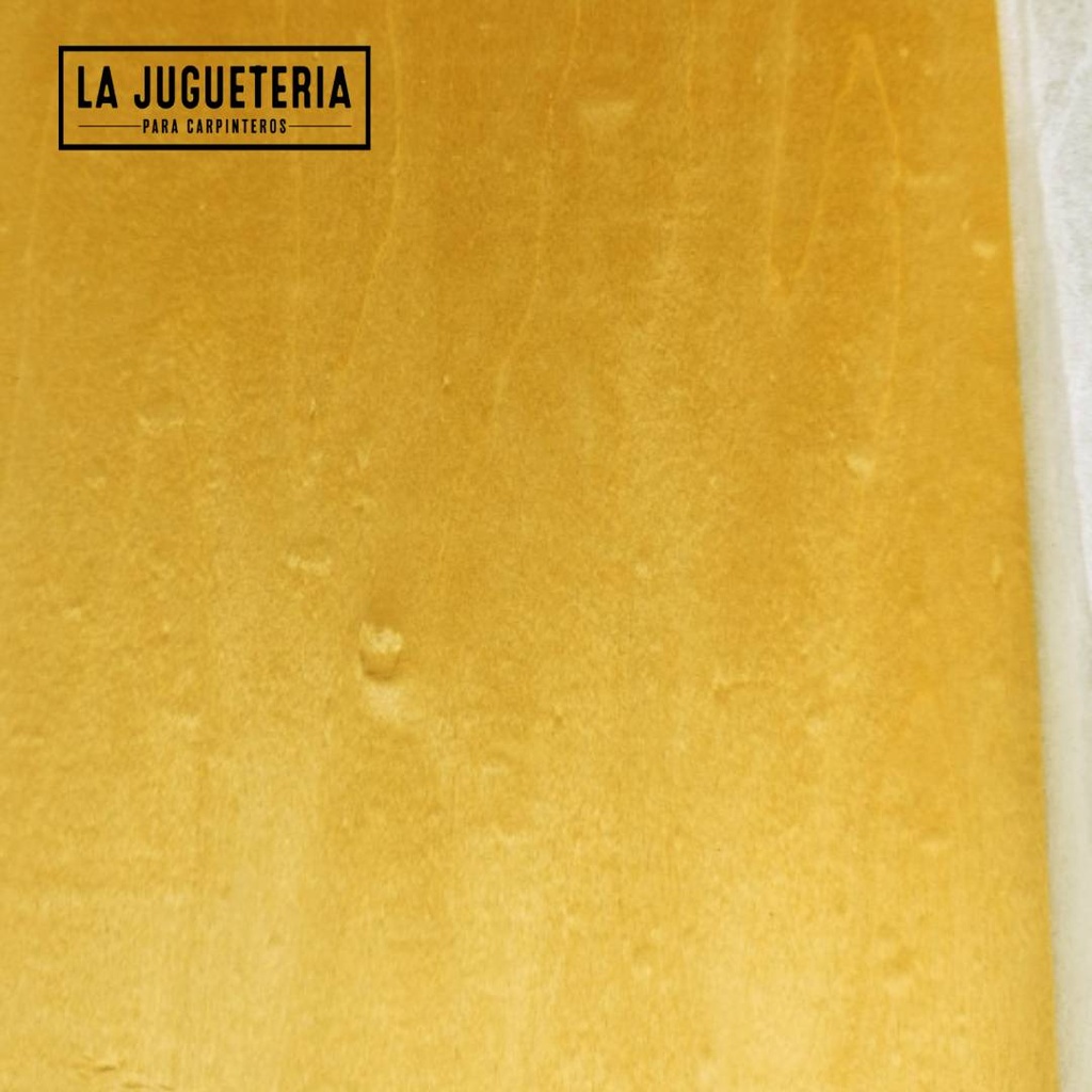 Chapa de madera teñida natural 250 cm x 21 cm: Color: Amarillo