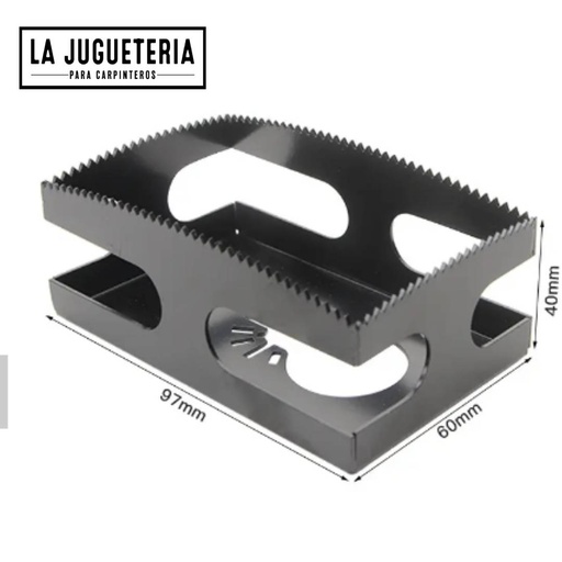 Rectángulo negro multiherramienta Insertador de cajas eléctricas oscilante de acero inoxidable