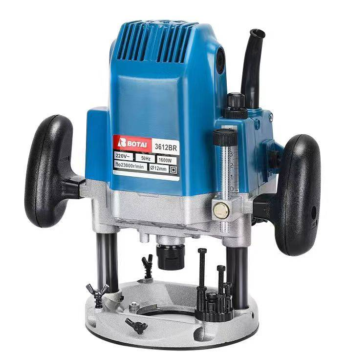 Router para madera de 1650W chuck de 1/2 y 1/4 con 120V 60hz 