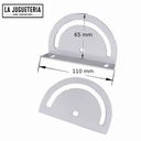 Articulación en ángulo para perfil de aluminio 2020 - Accesorio de unión resistente y duradero