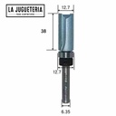 Fresa de corte recto, copiadora con 1 rodamiento 12,7x38 mm ( 1/4-1/2x38mm). Vástago de 1/4". Ref.P51