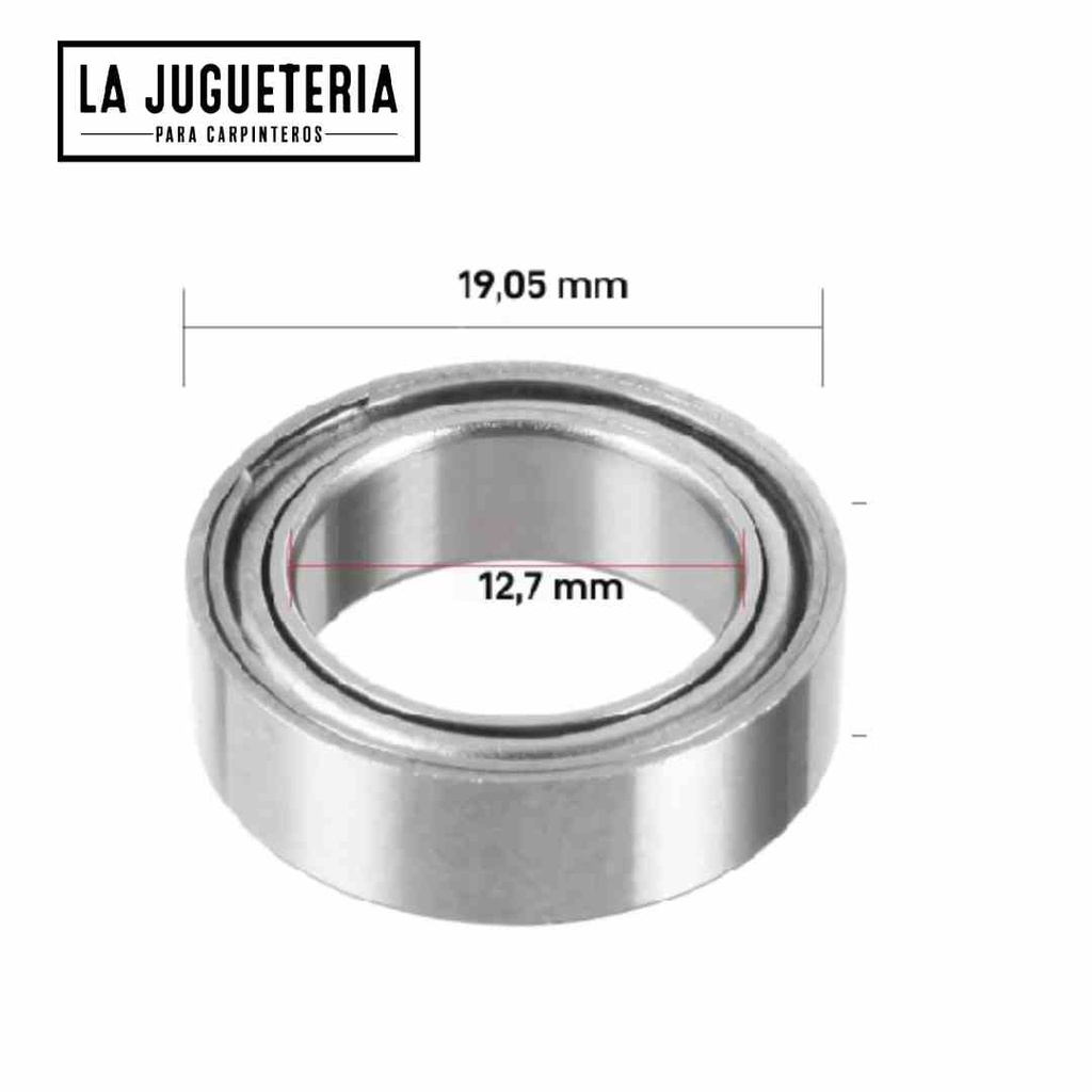 Rodamientos para fresas 12,7 x 19.05 mm