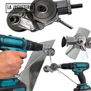 Cortadora de metales de ruedas para adaptar al taladro 