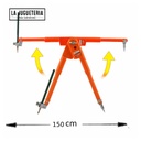 Compás de 60 pulgadas para geometría  de precisión de carpintero, ajustable de gran diámetro