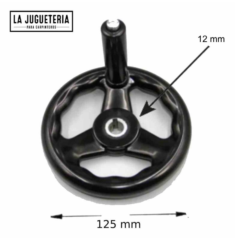 Volante ó rueda de mano de 125 mm 