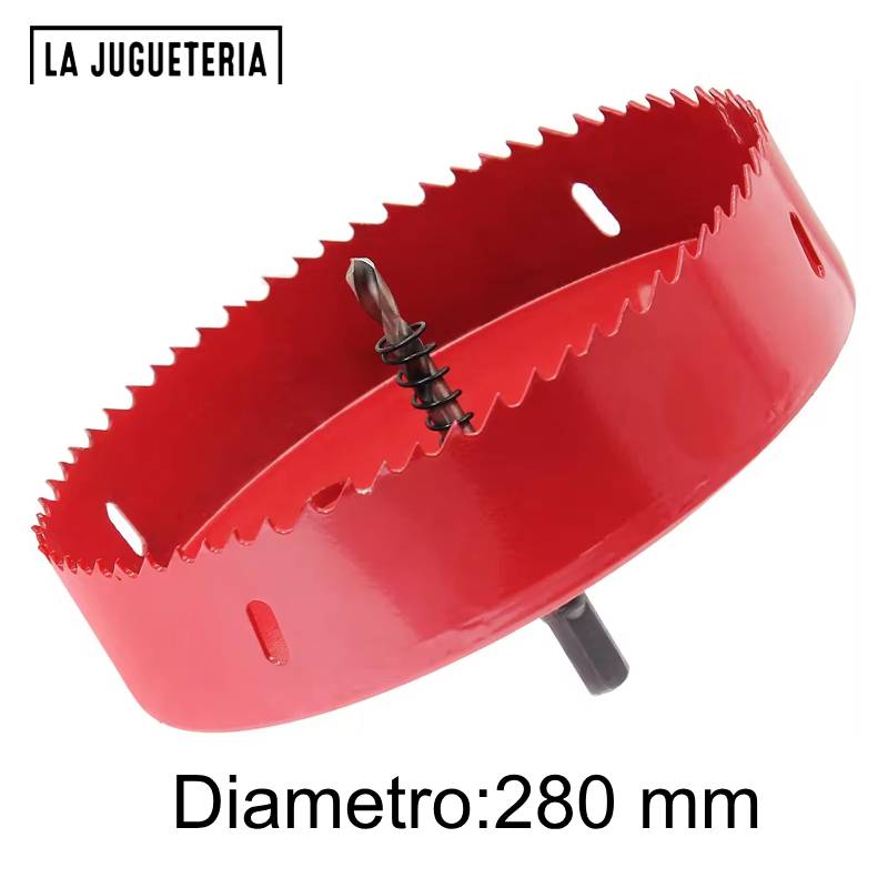 Broca sierra corona bimetálica 280 mm (11 Pulgadas) - Acero al carbono