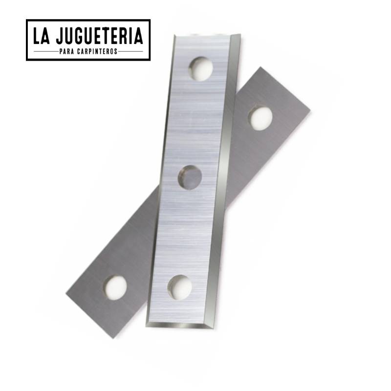 Inserto de carburo para fresas de router de trabajo en madera 50x12x1.7 mm 35º TCT. UNA UNIDAD.
