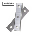Inserto de carburo para fresas de router de trabajo en madera 50x12x1.7 mm 35º TCT. UNA UNIDAD.