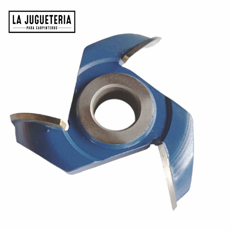[A846] Fresa para Trompo Industrial Bore 24mm (1"),  Perfil de Panel Elevado, Cortador para Panel de Puerta, Pecho de Paloma