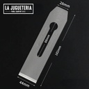Hoja de Cepillo de Acero al Manganeso de 44mm,compatible con el cepillo de banco Stanley Nº 4