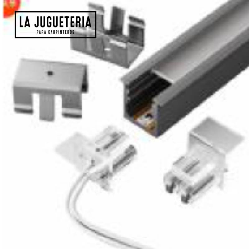 Tira Led cuadrada empotrable 10 x 10 mm de 1 metro (120 leds por metro)