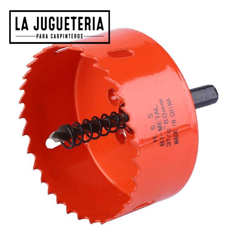 Broca sierra corona bimetálica 85 mm (3-3/8 pulgadas)